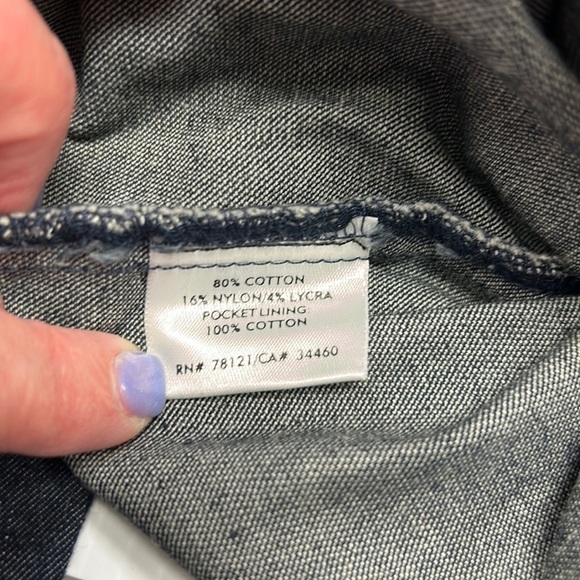 Eileen Fisher 5 Pocket Lean Jean/Slack Dark Indigo Size Large‎ - Picture 4 of 8